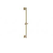 Gessi Rilievo Душевая штанга 86 см, с держателем для лейки, цвет: warm bronze brushed PVD 59244#726