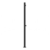 Gessi Outdoor Душевая колонна уличная, на 1 потребитель, внешняя часть, цвет: matte black 63209#299