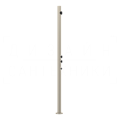 Gessi Outdoor Душевая колонна уличная, на 2 потребителя, внешняя часть, цвет: matte greige 63210#273