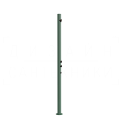 Gessi Outdoor Душевая колонна уличная, на 2 потребителя, внешняя часть, цвет: matte agave 63210#276