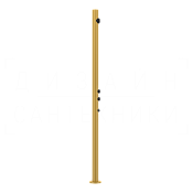 Gessi Outdoor Душевая колонна уличная, на 2 потребителя, внешняя часть, цвет: matte ocra 63210#280