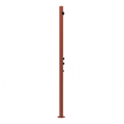 Gessi Outdoor Душевая колонна уличная, на 2 потребителя, внешняя часть, цвет: matte coral 63210#281