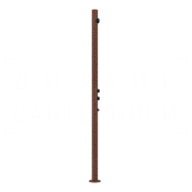 Gessi Outdoor Душевая колонна уличная, на 2 потребителя, внешняя часть, цвет: corten 63210#856