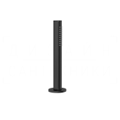 Gessi Anello Душевой гарнитур на борт ванны: ручной душ, держатель, шланг 150 см, цвет: matte black 63327#299