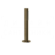 Gessi Anello Душевой гарнитур на борт ванны: ручной душ, шланг 150 см, цвет: antique brass 63327#713