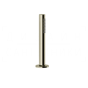 Gessi Anello Душевой гарнитур на борт ванны: ручной душ, держатель, шланг 150 см, цвет: nickel PVD 63327#720
