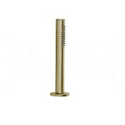 Gessi Anello Душевой гарнитур на борт ванны: ручной душ, шланг 150 см, цвет: brushed brass PVD 63327#727