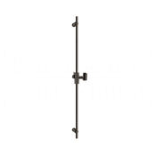 Gessi Anello Душевая штанга 90 см, с держателем для лейки, цвет: aged bronze 63485#187