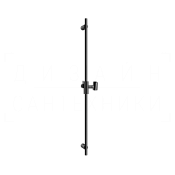 Gessi Anello Душевая штанга 90 см, с держателем для лейки, цвет: black metal PVD 63485#706