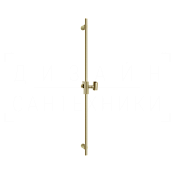 Gessi Anello Душевая штанга 90 см, с держателем для лейки, цвет: brushed brass PVD 63485#727