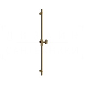 Gessi Anello Душевая штанга 90 см, с держателем для лейки, цвет: deep bronze brushed PVD 63485#791