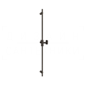 Gessi Ingranaggio Душевая штанга 90 см, с держателем для лейки, цвет: aged bronze 63585#187
