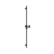 Gessi Ingranaggio Душевая штанга 90 см, с держателем для лейки, цвет: black metal PVD 63585#706