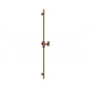Gessi Ingranaggio Душевая штанга 90 см, с держателем для лейки, цвет: copper brushed PVD 63585#708