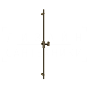 Gessi Ingranaggio Душевая штанга 90 см, с держателем для лейки, цвет: antique brass 63585#713