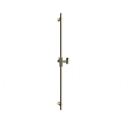 Gessi Ingranaggio Душевая штанга 90 см, с держателем для лейки, цвет: nickel PVD 63585#720