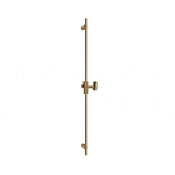 Gessi Ingranaggio Душевая штанга 90 см, с держателем для лейки, цвет: warm bronze brushed PVD 63585#726