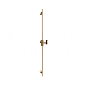 Gessi Ingranaggio Душевая штанга 90 см, с держателем для лейки, цвет: warm bronze PVD 63585#735
