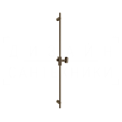 Gessi Ingranaggio Душевая штанга 90 см, с держателем для лейки, цвет: coffee bronze brushed PVD 63585#761