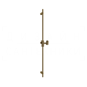 Gessi Ingranaggio Душевая штанга 90 см, с держателем для лейки, цвет: deep bronze brushed PVD 63585#791