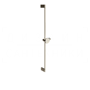 Gessi Origini Душевая штанга 83,5 см, с держателем для лейки, цвет: nickel PVD 66144#720