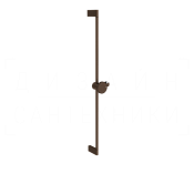 Gessi Origini Душевая штанга 83,5 см, с держателем для лейки, цвет: dark bronze 66144#845