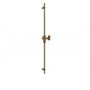Gessi Habito Душевая штанга 90 см, с держателем для лейки, цвет: antique brass 70044#713