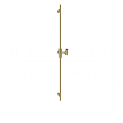 Gessi Habito Душевая штанга 90 см, с держателем для лейки, цвет: brushed brass PVD 70044#727