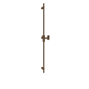 Gessi Habito Душевая штанга 90 см, с держателем для лейки, цвет: coffee bronze brushed PVD 70044#761
