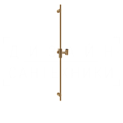 Gessi Habito Душевая штанга 90 см, с держателем для лейки, цвет: deep bronze brushed PVD 70044#791