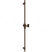 Gessi Habito Душевая штанга 90 см, с держателем для лейки, цвет: dark bronze 70044#845