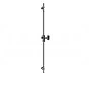 Gessi Habito Душевая штанга 90 см, с держателем для лейки, цвет: black metal PVD 70144#706