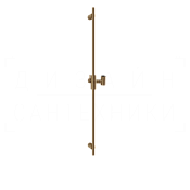 Gessi Habito Душевая штанга 90 см, с держателем для лейки, цвет: deep bronze brushed PVD 70144#791