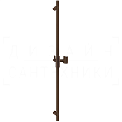 Gessi Habito Душевая штанга 90 см, с держателем для лейки, цвет: dark bronze 70144#845