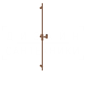 Gessi Habito Душевая штанга 90 см, с держателем для лейки, цвет: copper brushed PVD 70344#708