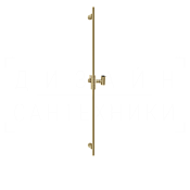 Gessi Habito Душевая штанга 90 см, с держателем для лейки, цвет: brushed brass PVD 70344#727