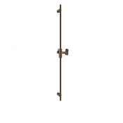Gessi Habito Душевая штанга 90 см, с держателем для лейки, цвет: coffee bronze brushed PVD 70344#761