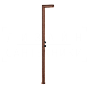Gessi Outdoor Душевая колонна уличная, на 2 потребителя, внешняя часть, цвет: corten 63204#856