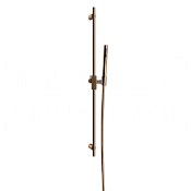 Gessi Inverso Душевой гарнитур: ручной душ, штанга, держатель, шланг 150 см, цвет: copper PVD 63584#030
