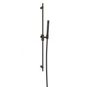 Gessi Inverso Душевой гарнитур: ручной душ, штанга, держатель, шланг 150 см, цвет: aged bronze 63584#187