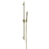 Gessi Inverso Душевой гарнитур: ручной душ, штанга, держатель, шланг 150 см, цвет: brass PVD 63584#710