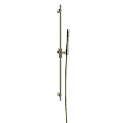 Gessi Inverso Душевой гарнитур: ручной душ, штанга, держатель, шланг 150 см, цвет: nickel PVD 63584#720