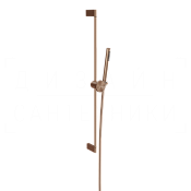 Gessi Origini Душевой гарнитур: ручной душ, штанга, держат., шланг 150 см, цвет: copper brushed PVD 66145#708