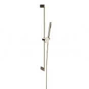 Gessi Origini Душевой гарнитур: ручной душ, штанга, держатель, шланг 150 см, цвет: nickel PVD 66145#720
