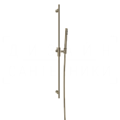 Gessi Habito Душевой гарнитур: ручной душ, штанга, держ., шланг 150 см, цвет: finox brushed nickel 70045#149