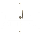 Gessi Habito Душевой гарнитур: ручной душ, штанга, держ., шланг 150 см, цвет: finox brushed nickel 70145#149