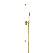 Gessi Habito Душевой гарнитур: ручной душ, штанга, держатель, шланг 150 см, цвет: brass PVD 70145#710