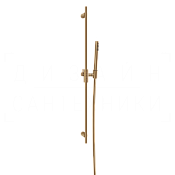 Gessi Habito Душевой гарнитур: ручной душ, штанга, шланг 150 см, цвет: warm bronze brushed PVD 70345#726