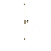 Gessi Habito Душевая штанга 90 см, с держателем для лейки, цвет: finox brushed nickel 70444#149