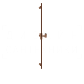 Gessi Habito Душевая штанга 90 см, с держателем для лейки, цвет: copper brushed PVD 70444#708